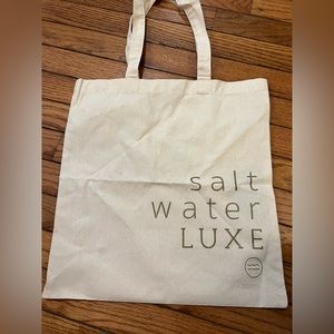 Salt water luxe tote bag